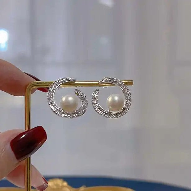 Astral Crescent Earring