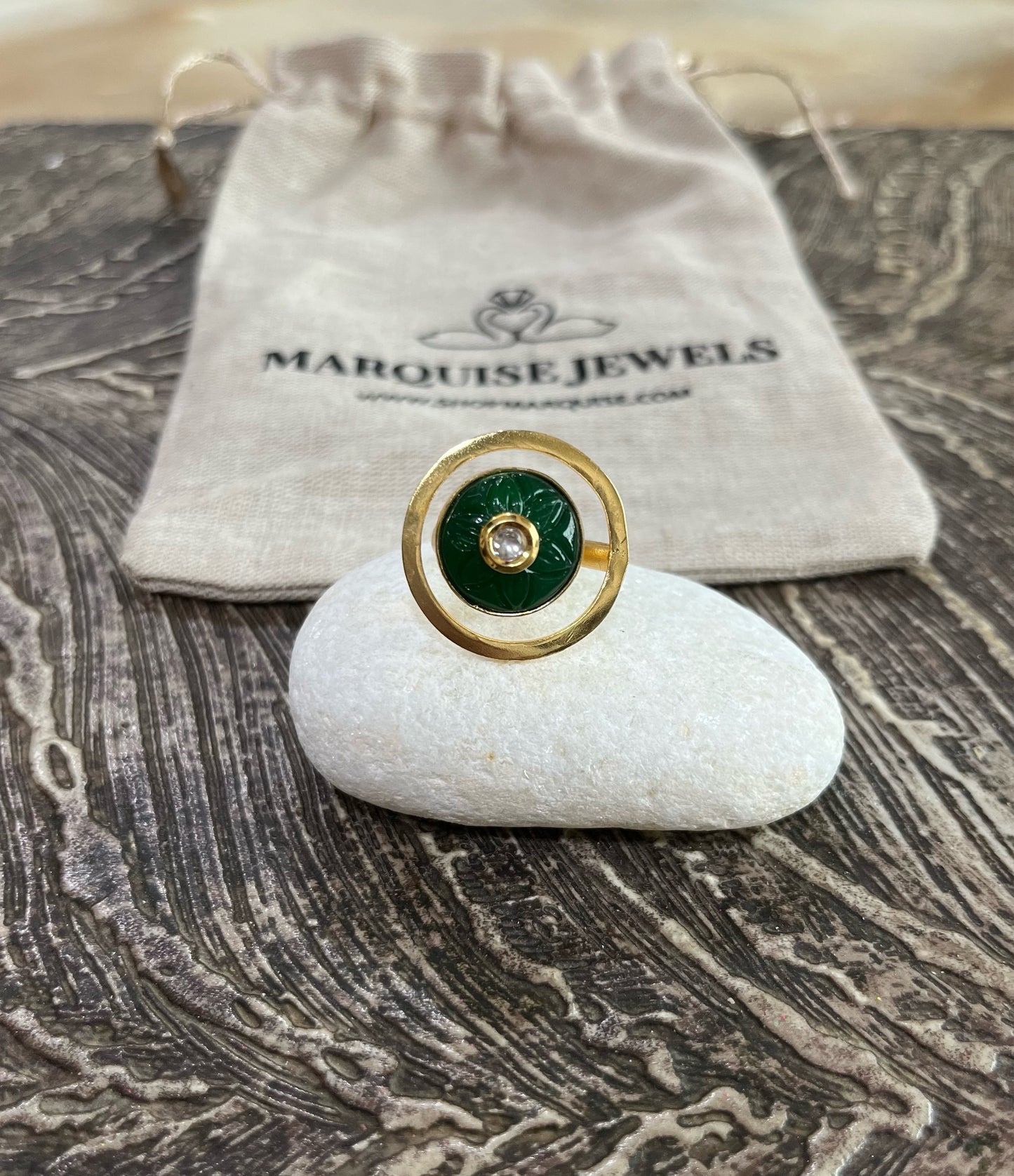 Jade Orbit Ring