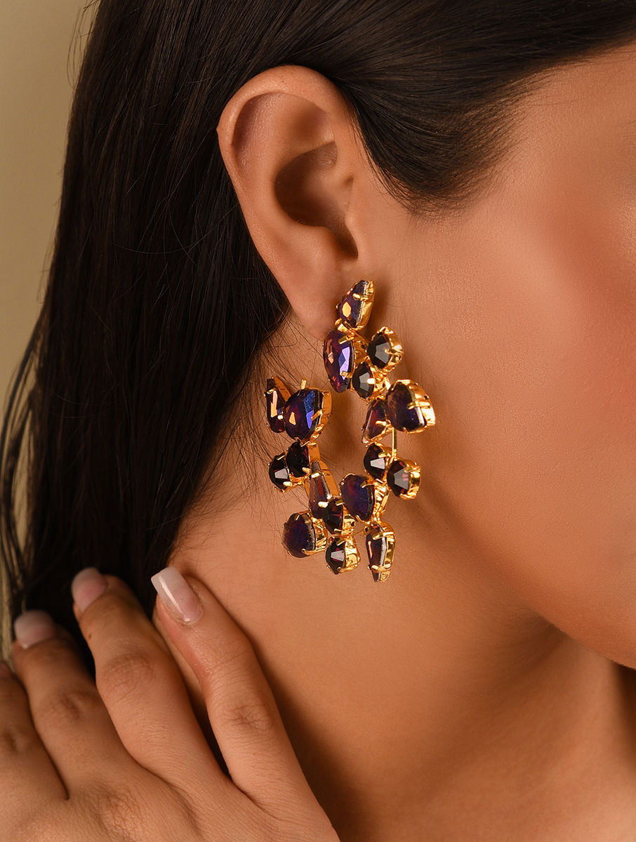 Enchanting Iris Earrings