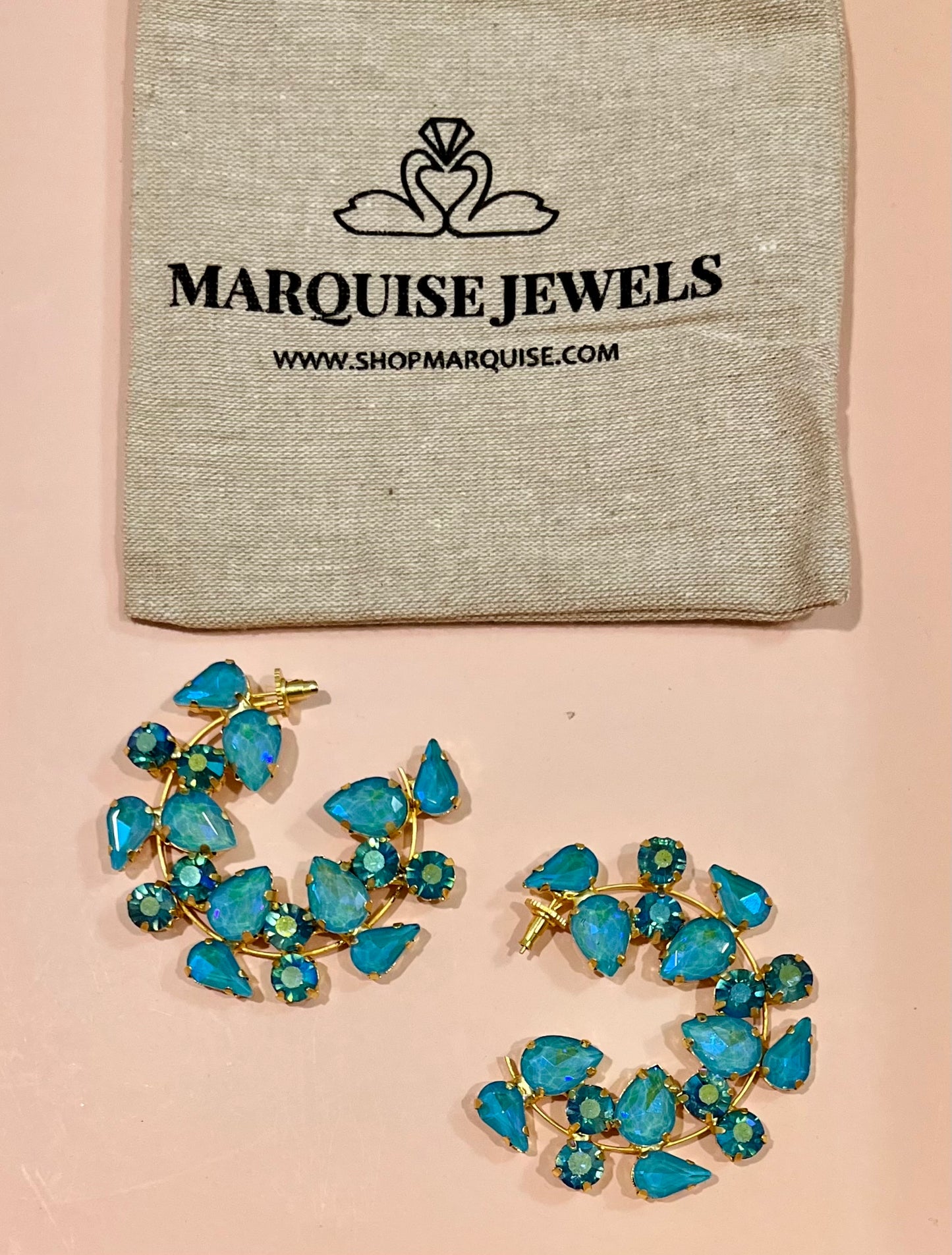Enchanting Iris Earrings