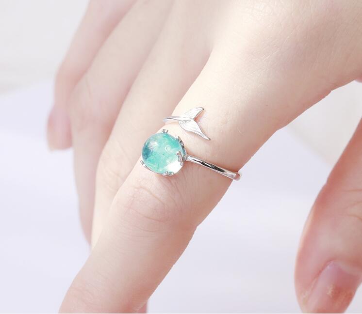 Aqua Mermaid Ring