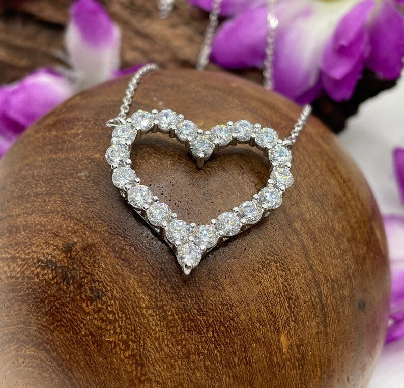 Heart of Diamonds Necklace