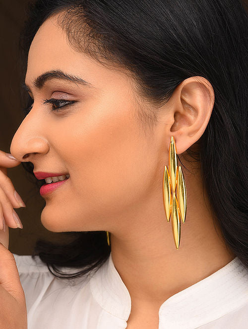 Ecstatic Egret Wing Earrings