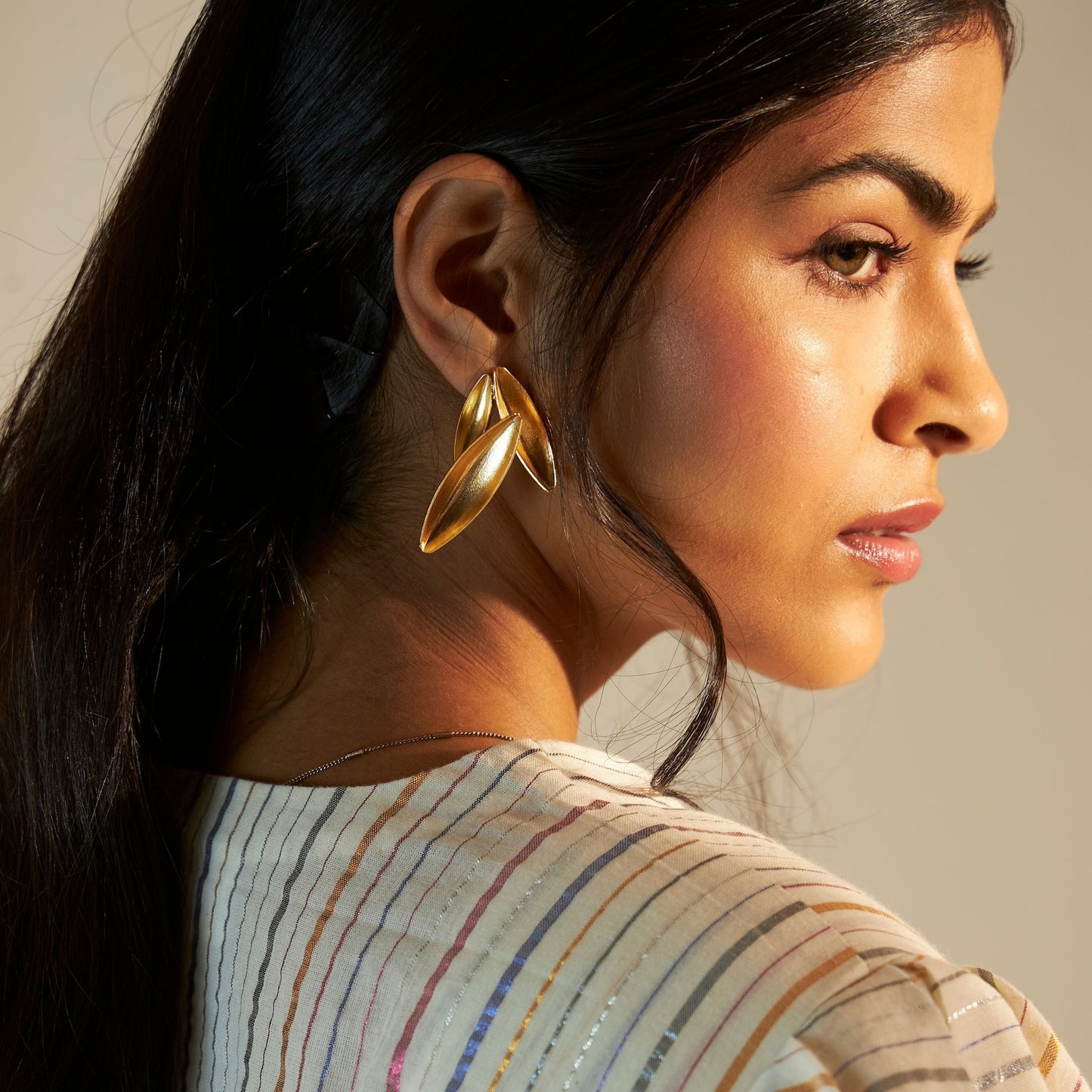 Sassafras Plant Earrings