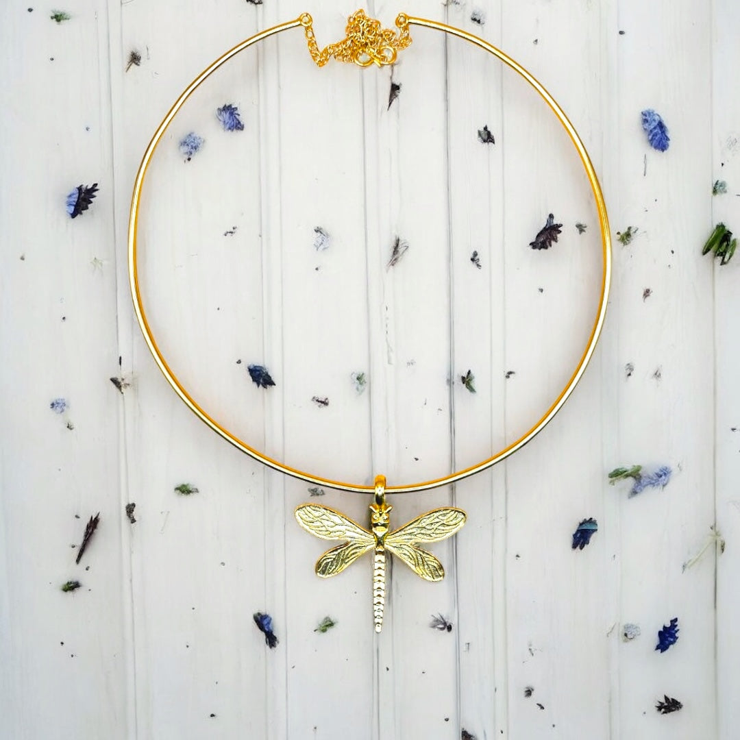 Delicate Dragonfly Neck Cuff