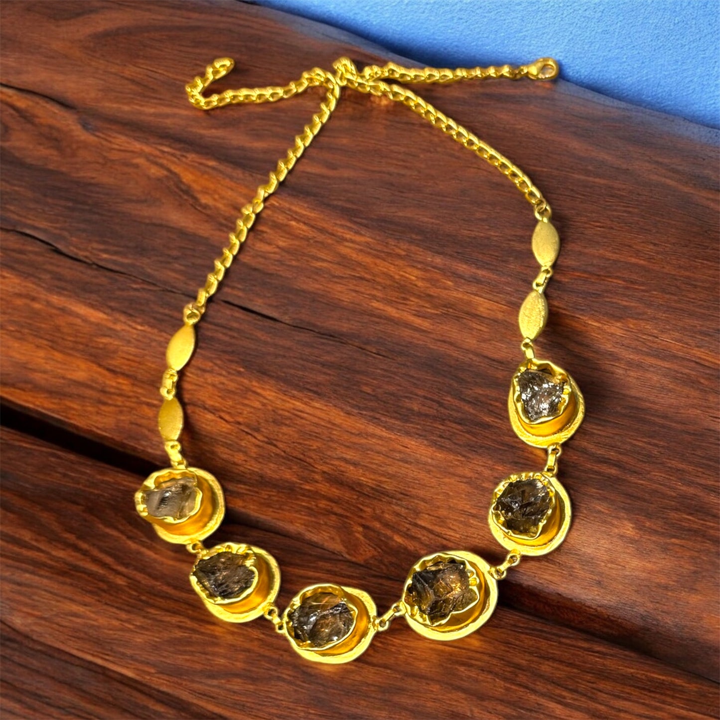 Raw Radiance Necklace with Uncut Quartz