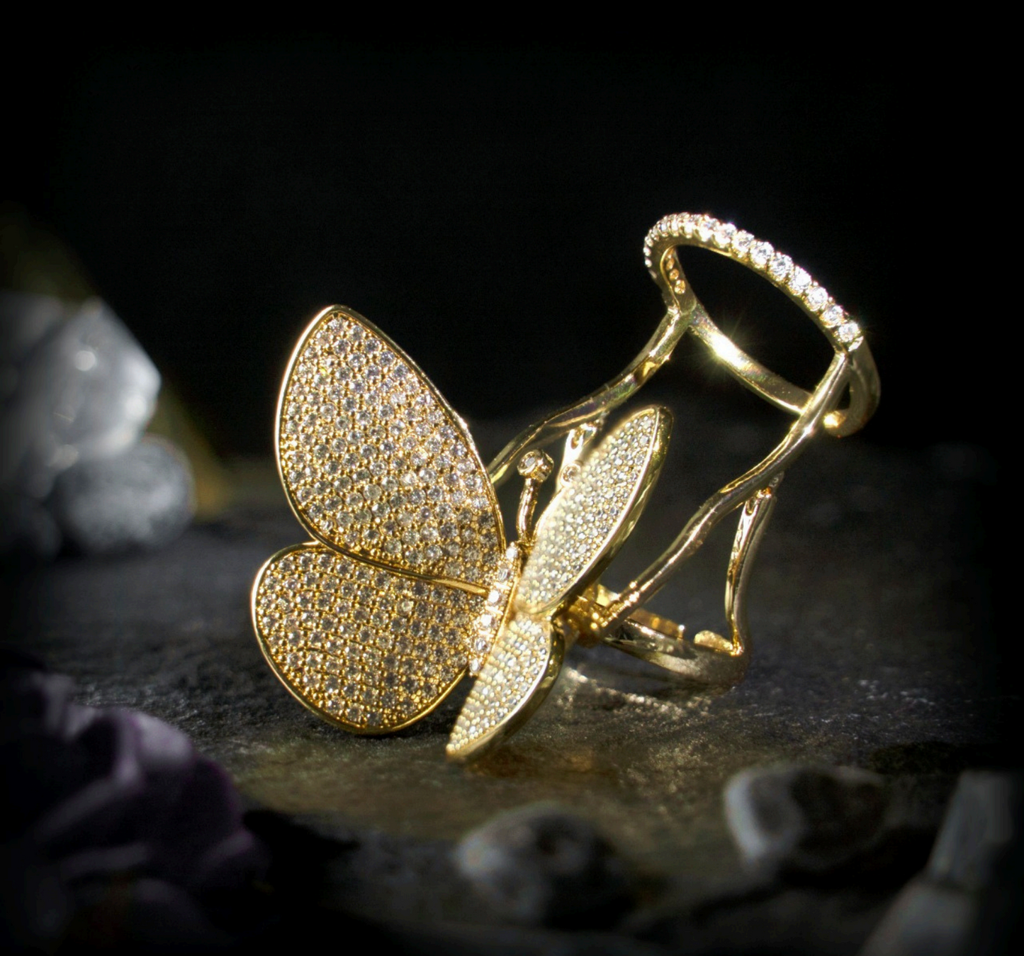 Dancing Butterfly Ring
