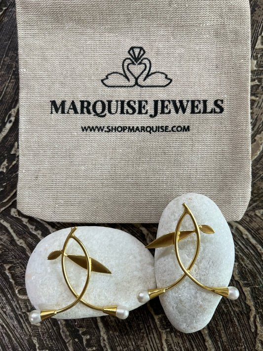 Pearl Thistle Earrings