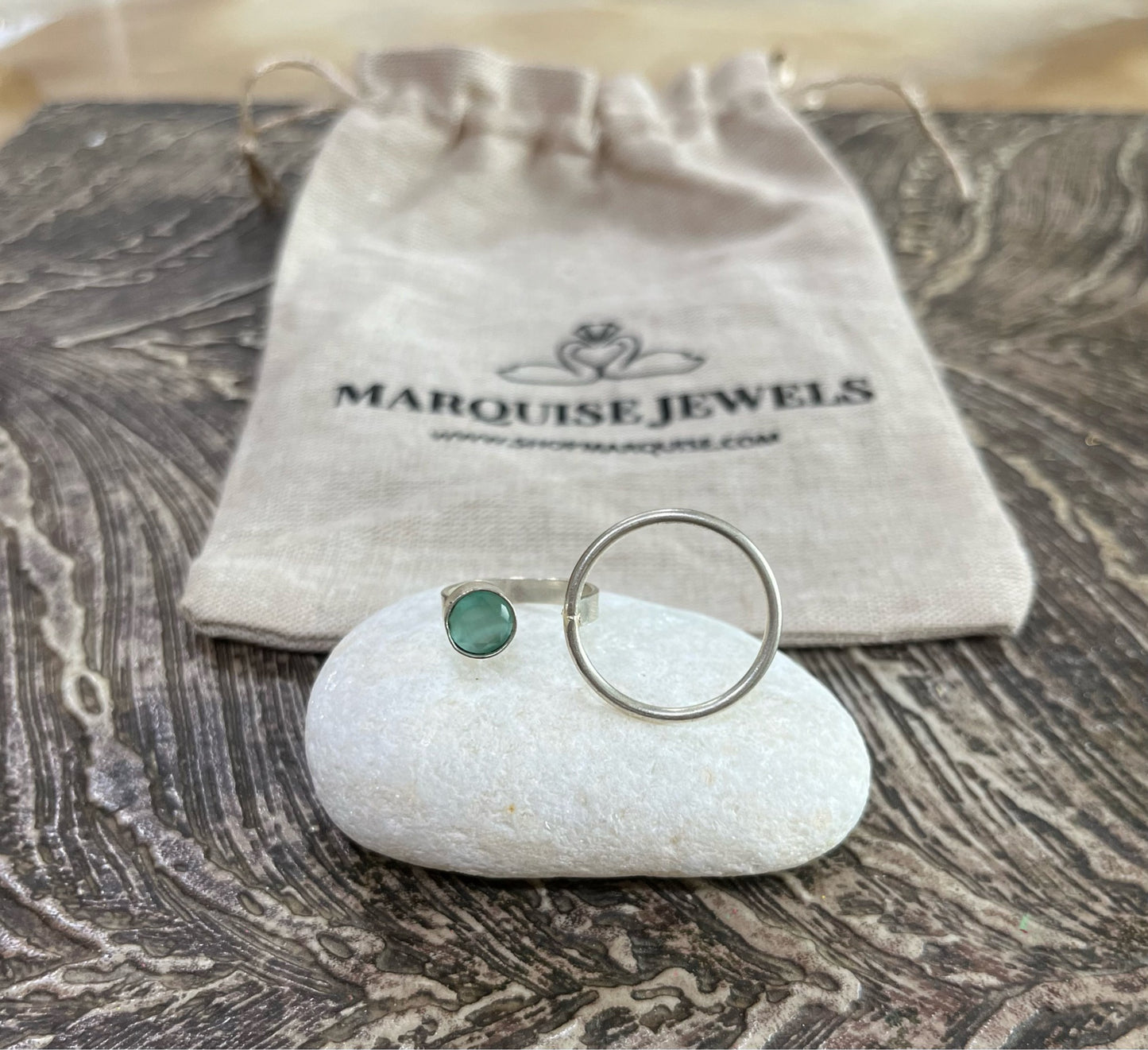 Oceanic Ring With Turquoise