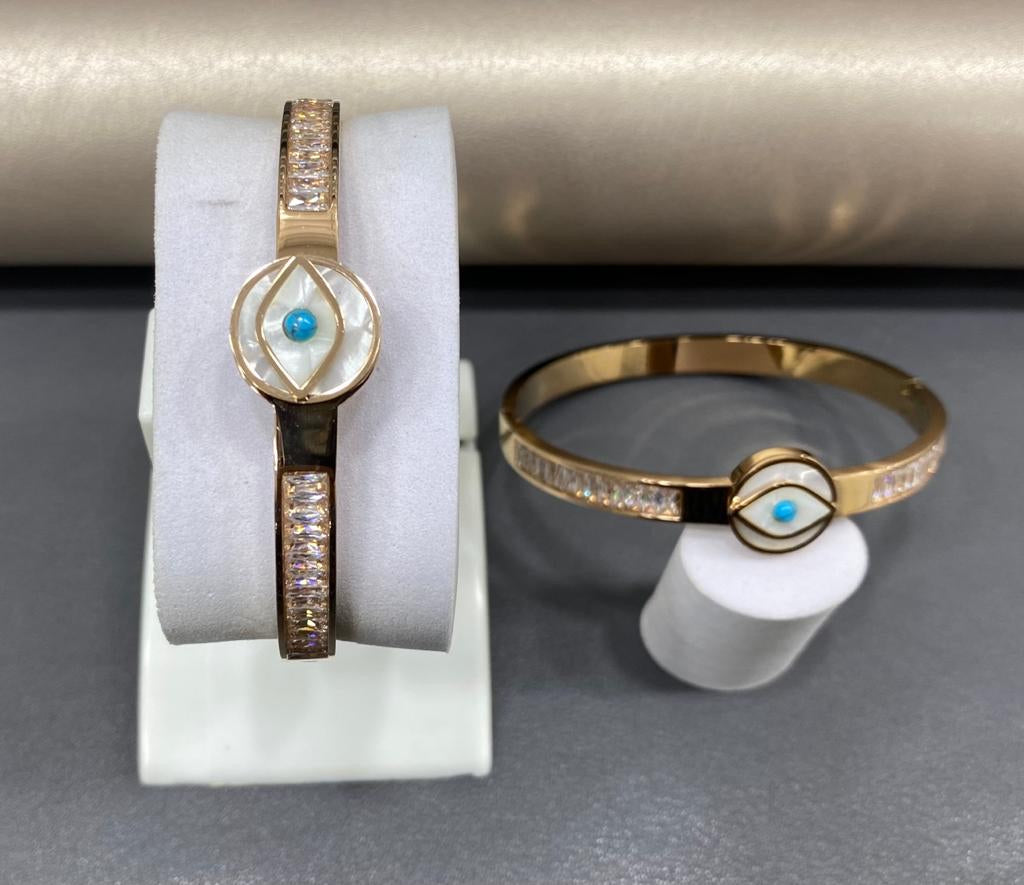 Evil Eye Baguette Bracelet