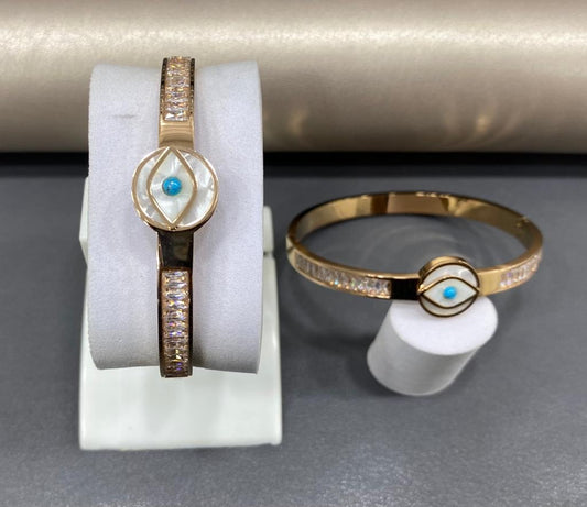 Evil Eye Baguette Bracelet
