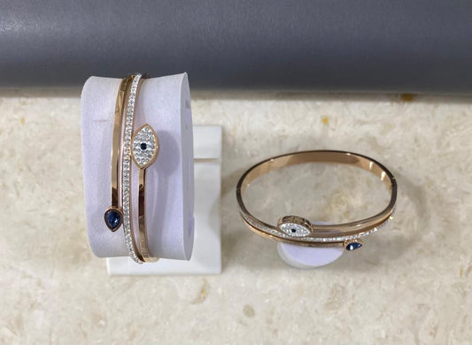 Sparkle like a Saphhire Evil Eye Bracelet