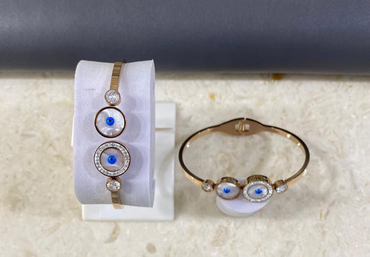 Twin Evil Eye Bracelet