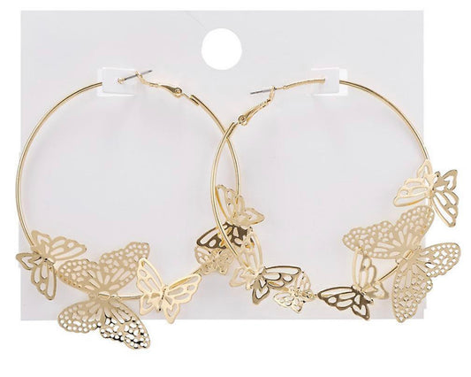 Bundle of Joy Butterfly Hoops