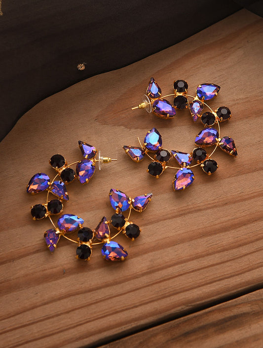 Enchanting Iris Earrings