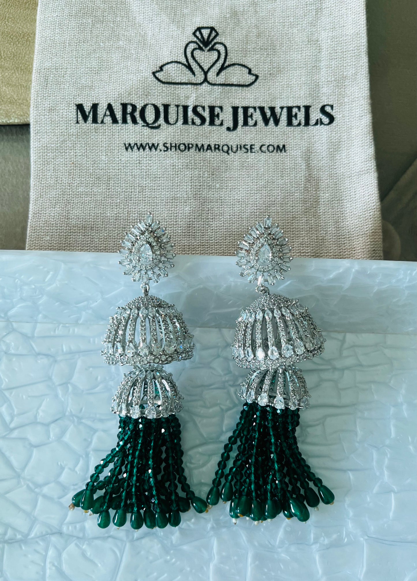 Markat Jhumar Diamand Earrings