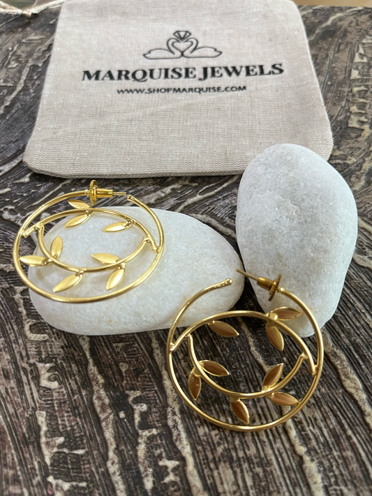 Exotic Ehala Hoop Earrings