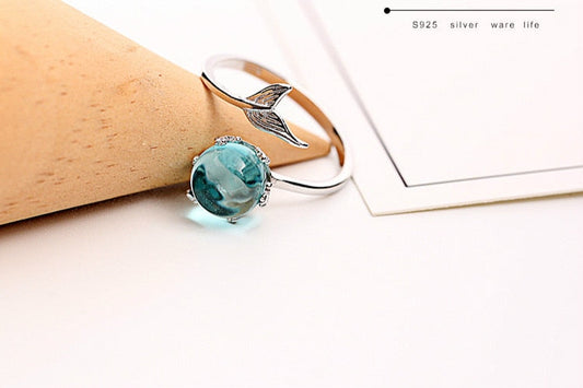 Aqua Mermaid Ring