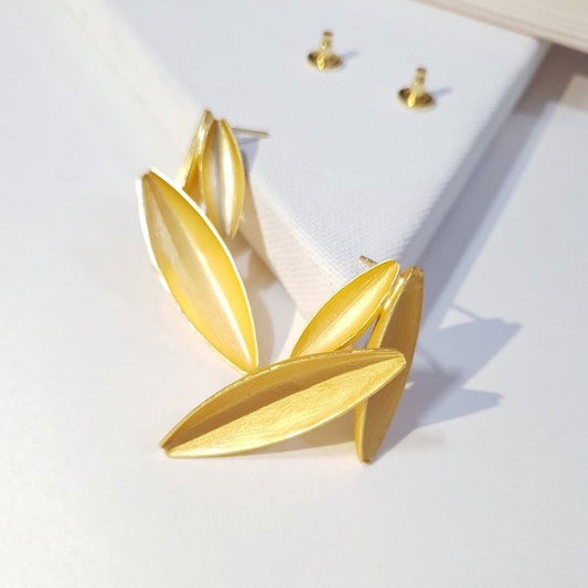 Sassafras Plant Earrings
