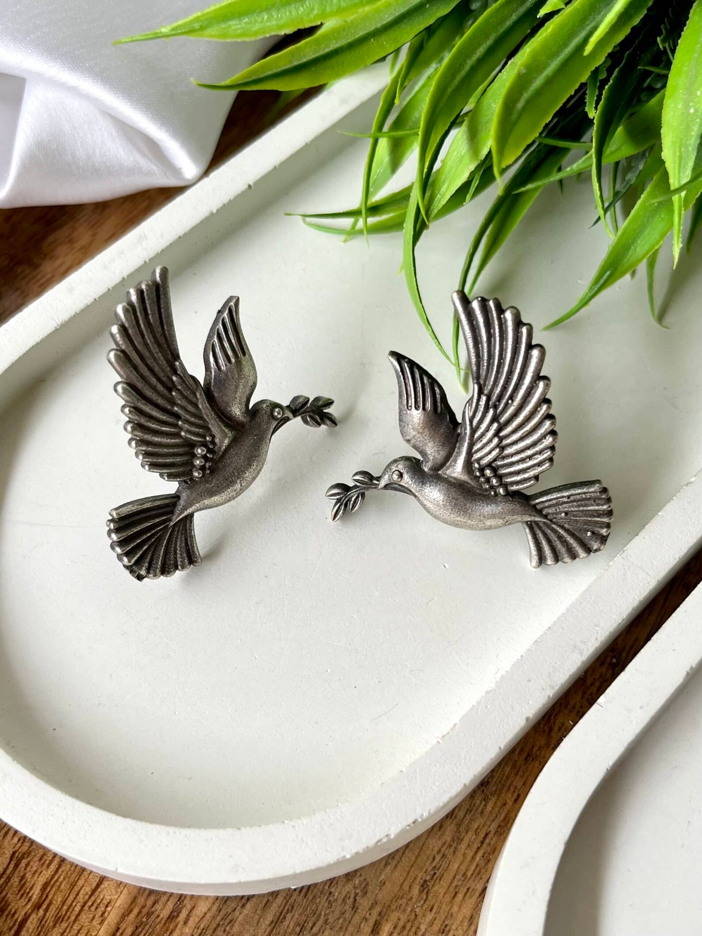 Humble Hummingbird Oxidized Earrings