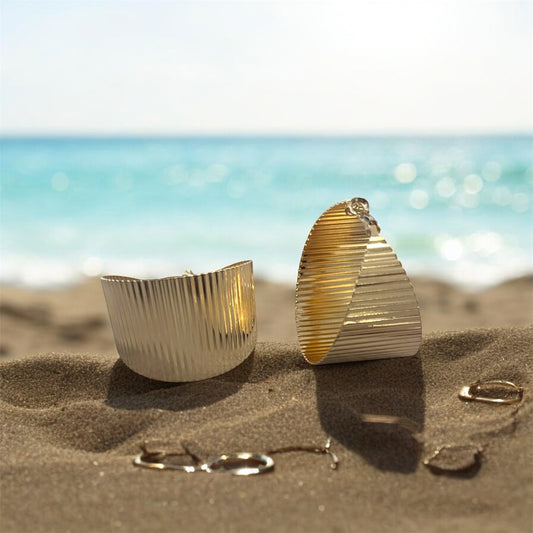 Sea Mist Hoop Earrings