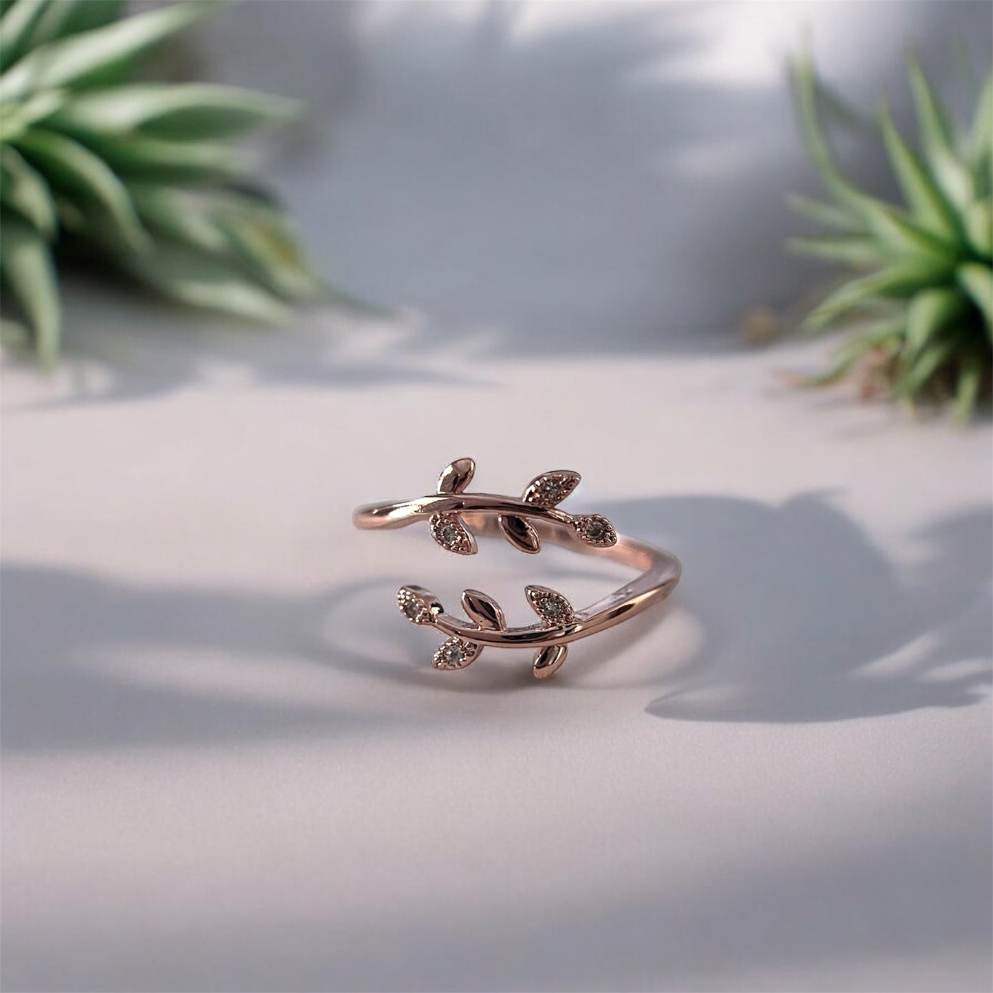 Gold Petal Ring