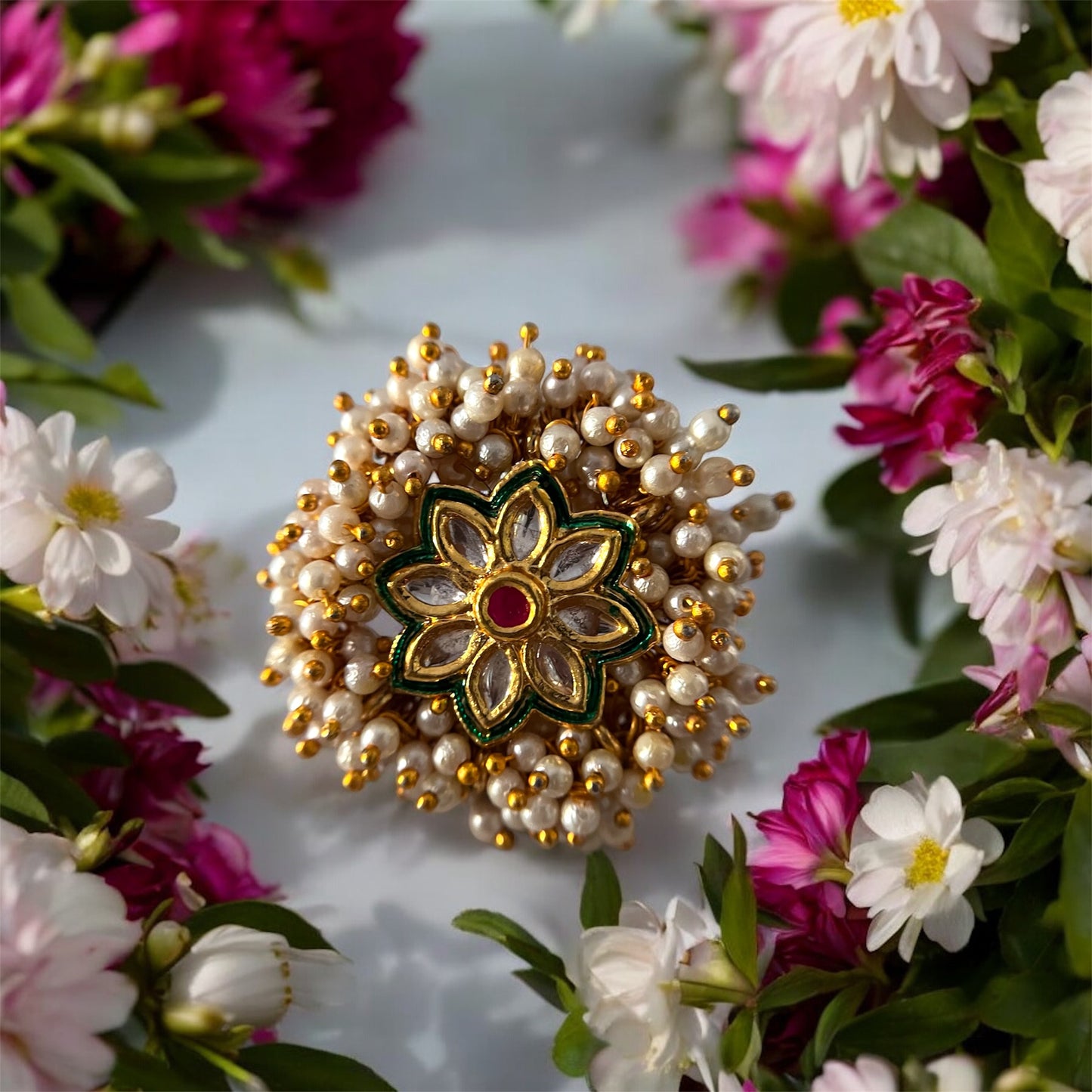 Gulbahar Kundan Ring