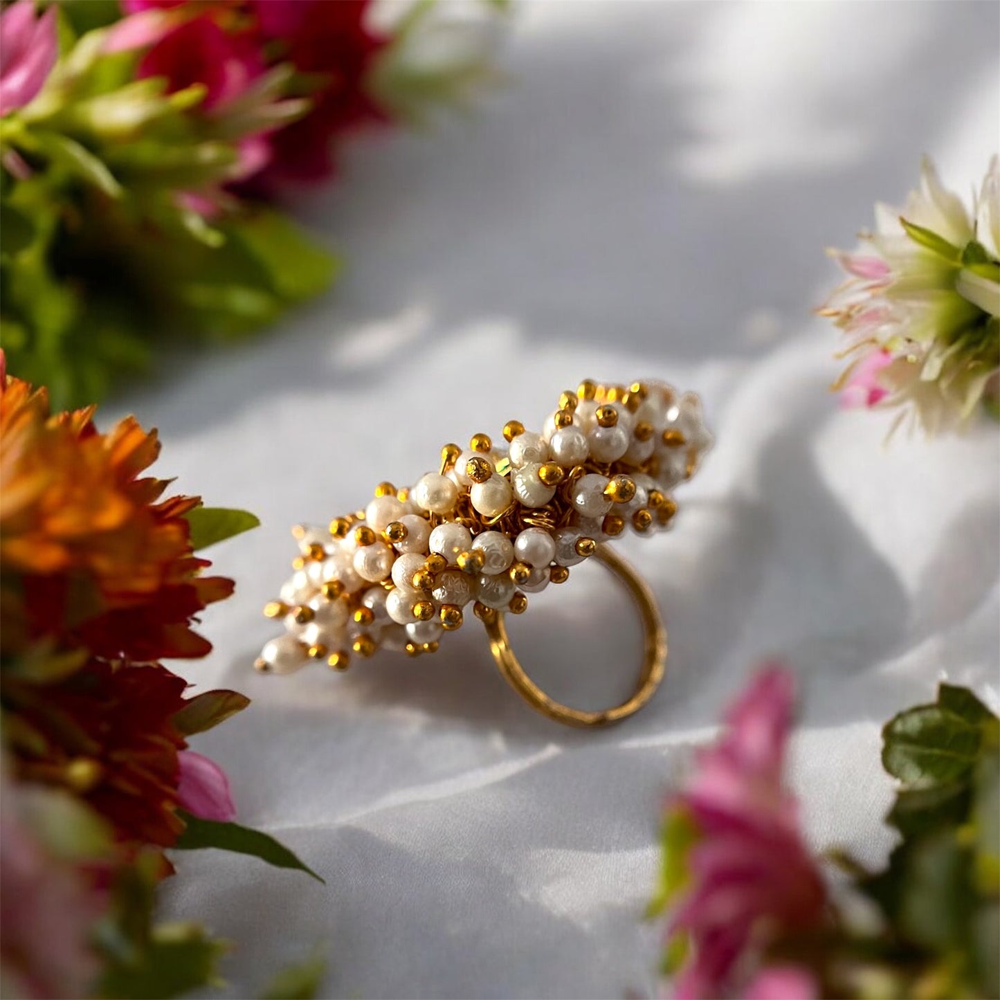 Gulbahar Kundan Ring