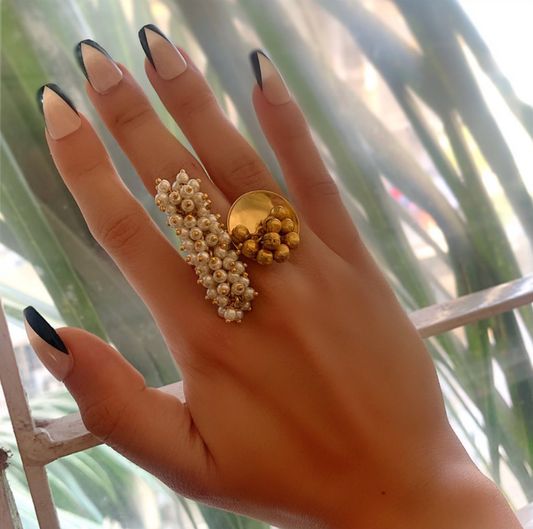 Tribal Beaded Ring