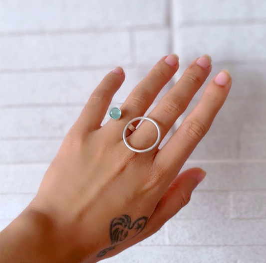 Oceanic Ring With Turquoise