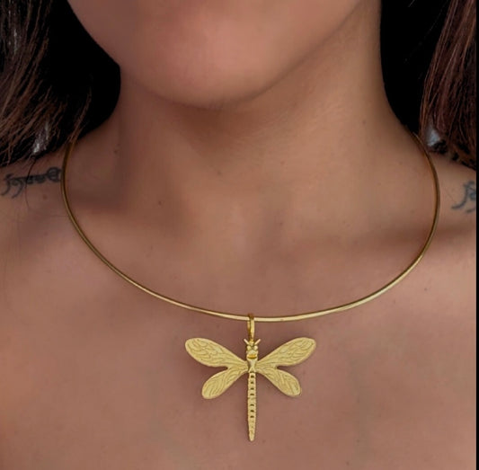 Delicate Dragonfly Neck Cuff